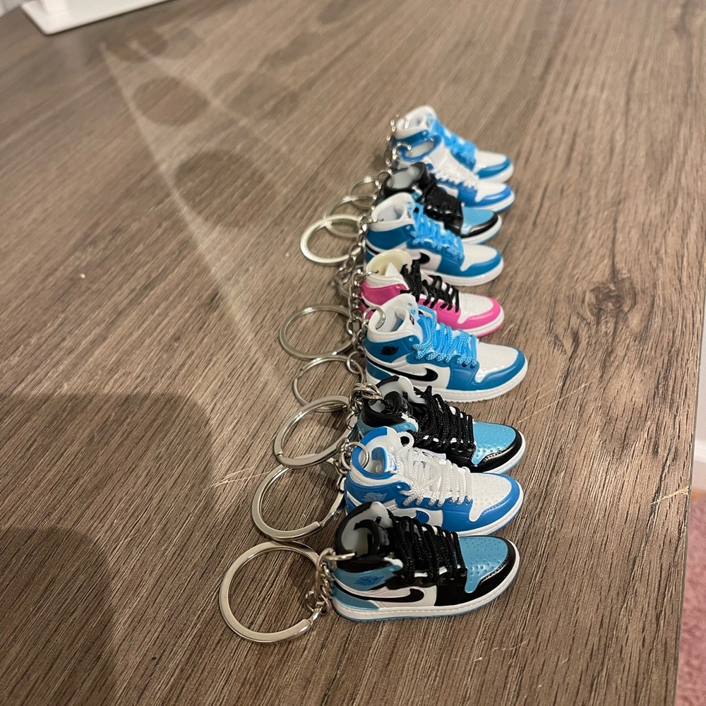 Nike Jordan Shoe Keychains
